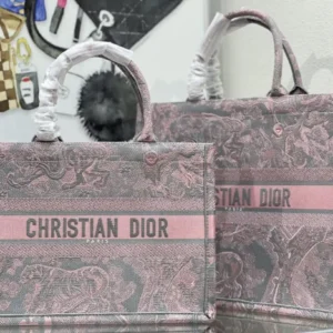 design medium book tote blue and ecru toile de jouy reverse embroidery for.webp