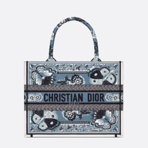 design medium book tote denim blue multicolor butterfly bandana embroidery.jpg